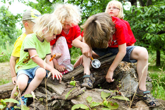 Es ist wichtig, dass Kinder die Natur erkunden. Dazu gehört auch, frühzeitig ein rücksichtsvolles Verhalten zu lernen. - Foto: NABU/Franz Fender