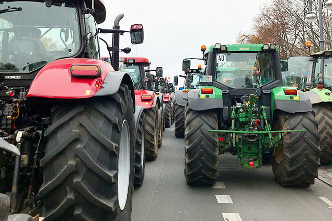 Traktor-Demo in Berlin - Foto: NABU