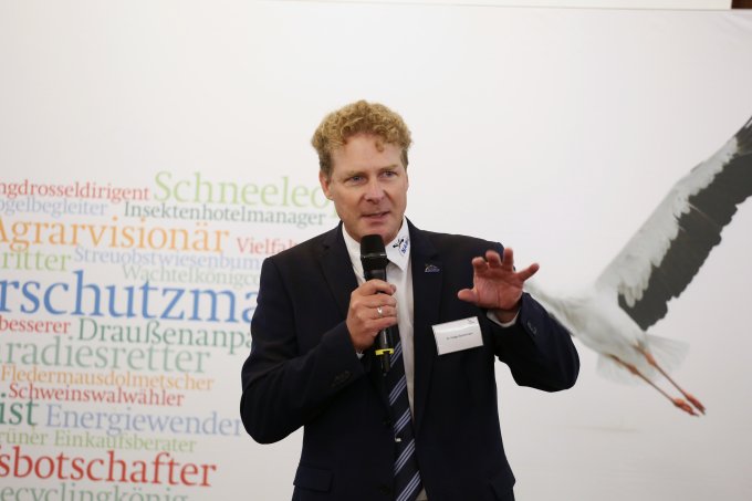 Dr. Holger Buschmann auf der LVV 2022 - Foto: NABU/Mareike Sonnenschein