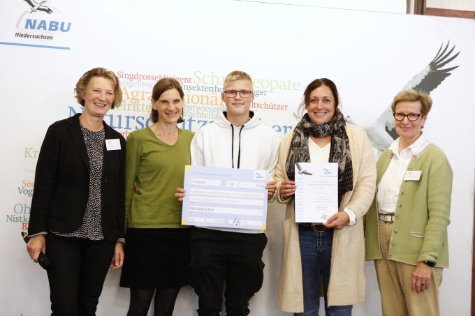 Der 3. Platz 2022 ging an das Albert-Einstein-Gymnasium Hameln mit ihrem Projekt „Einstein4Vielfalt“ - Foto: NABU/Mareike Sonnenschein
