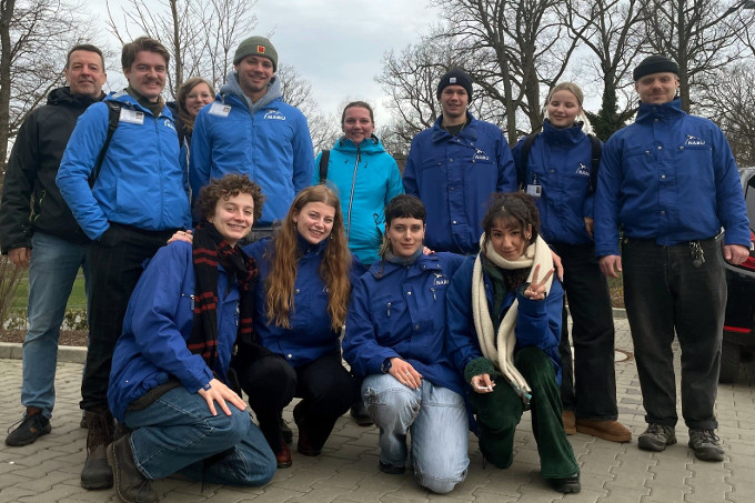 Dieses Team wirbt aktuell in Goslar um neue Mitglieder. - Foto: NABU Goslar