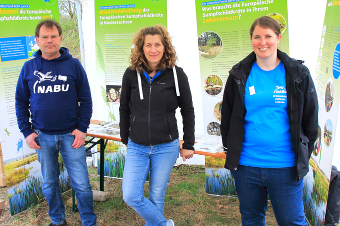 Das Team des Sumpfschildkröten-Projekts - Foto: NABU Niedersachsen